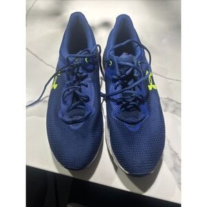 Size 12 - Under Armour Charged Escape 4 Blue Mirage Lime Surge